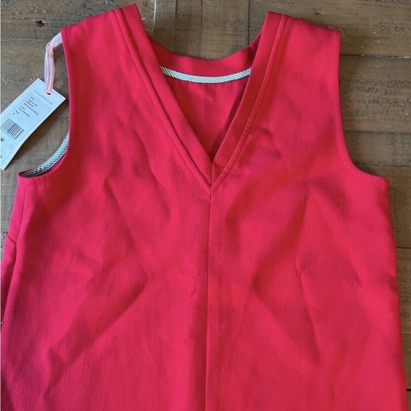 Vineyard vines red drop waist party dress - Picture 2 of 5